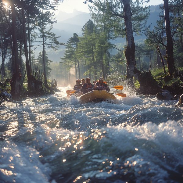 Aventure à ubaye : rafting et accrobranche